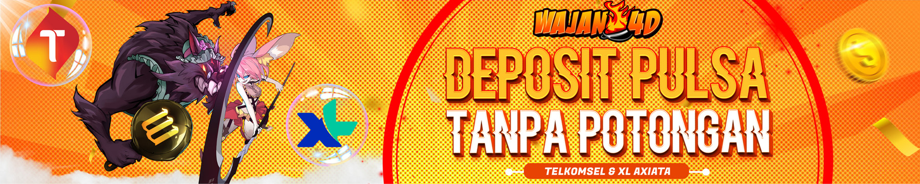 Wajan4d Deposit Pulsa Tanpa Potongan